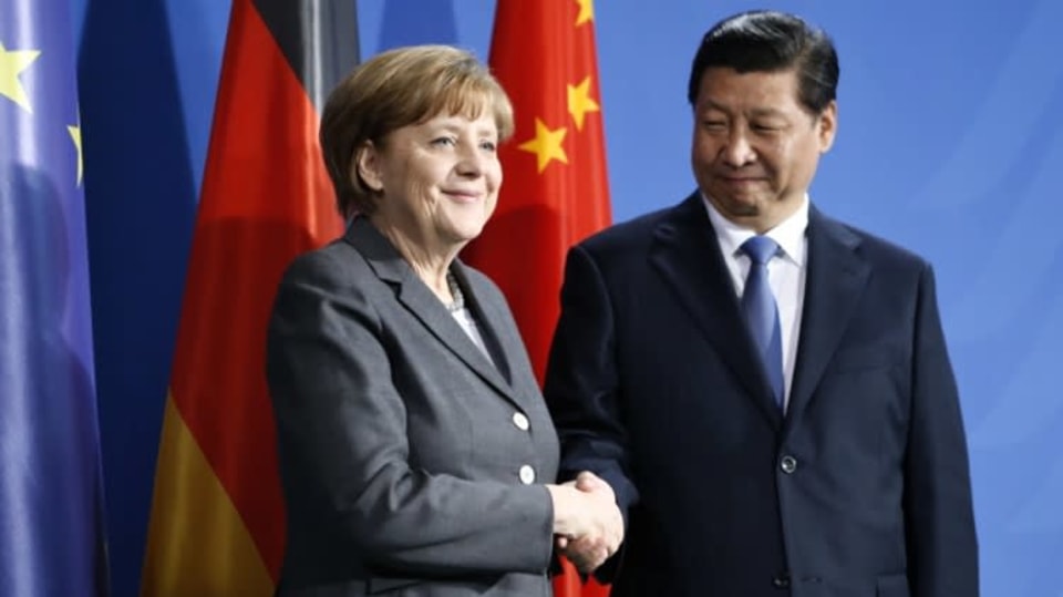 Angela Merkelová je znovu v Pekingu